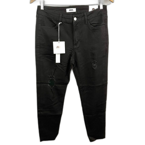 JBD High Rise Destroyed Skinny With Released Hem Denim Jeans NWT Size 28 - Picture 1 of 15